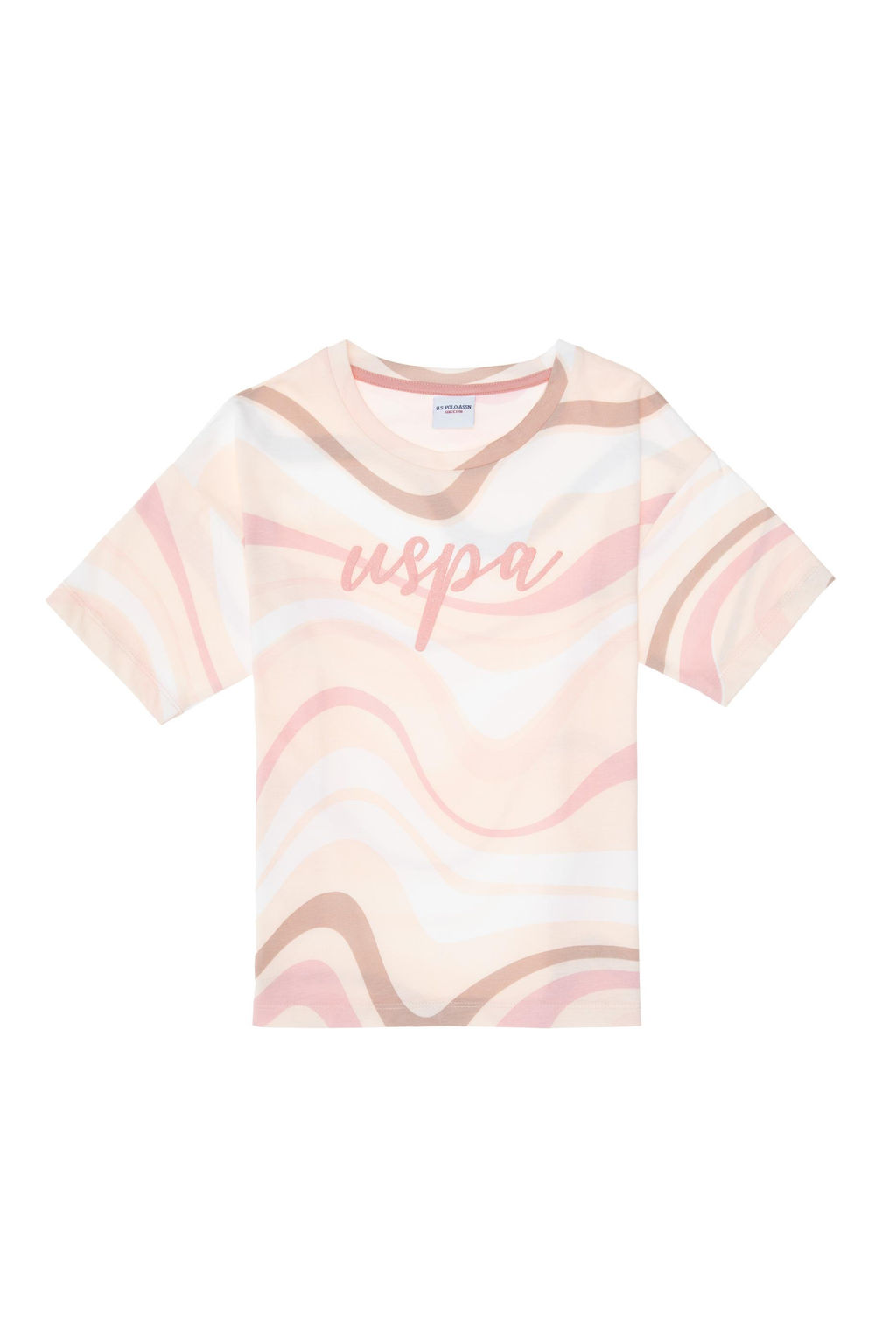 K_z _ocuk Bej Pijama Tak_m_ Sepette S_rpriz _ndirim - U.s. polo assn фото 8