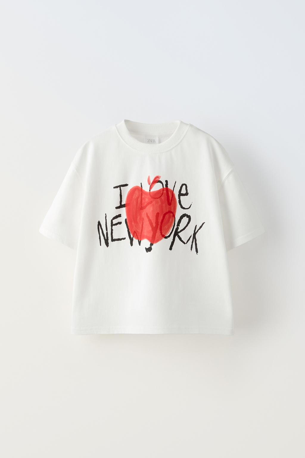 NEW YORK APPLE T-SHIRT - Zara фото 3