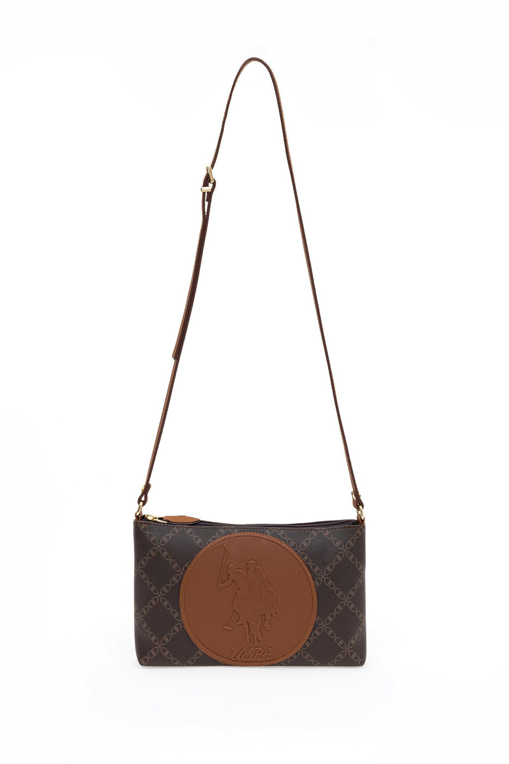 Женская коричневая сумка через плечо Неожиданная скидка в корзине - U.s. polo assn фото 4