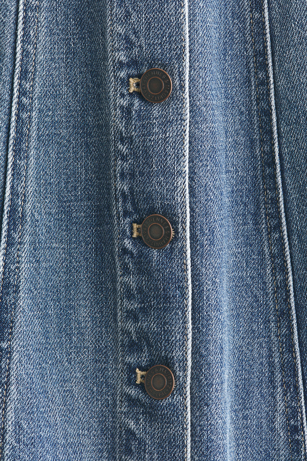 Button-front denim dress - H&m фото 3