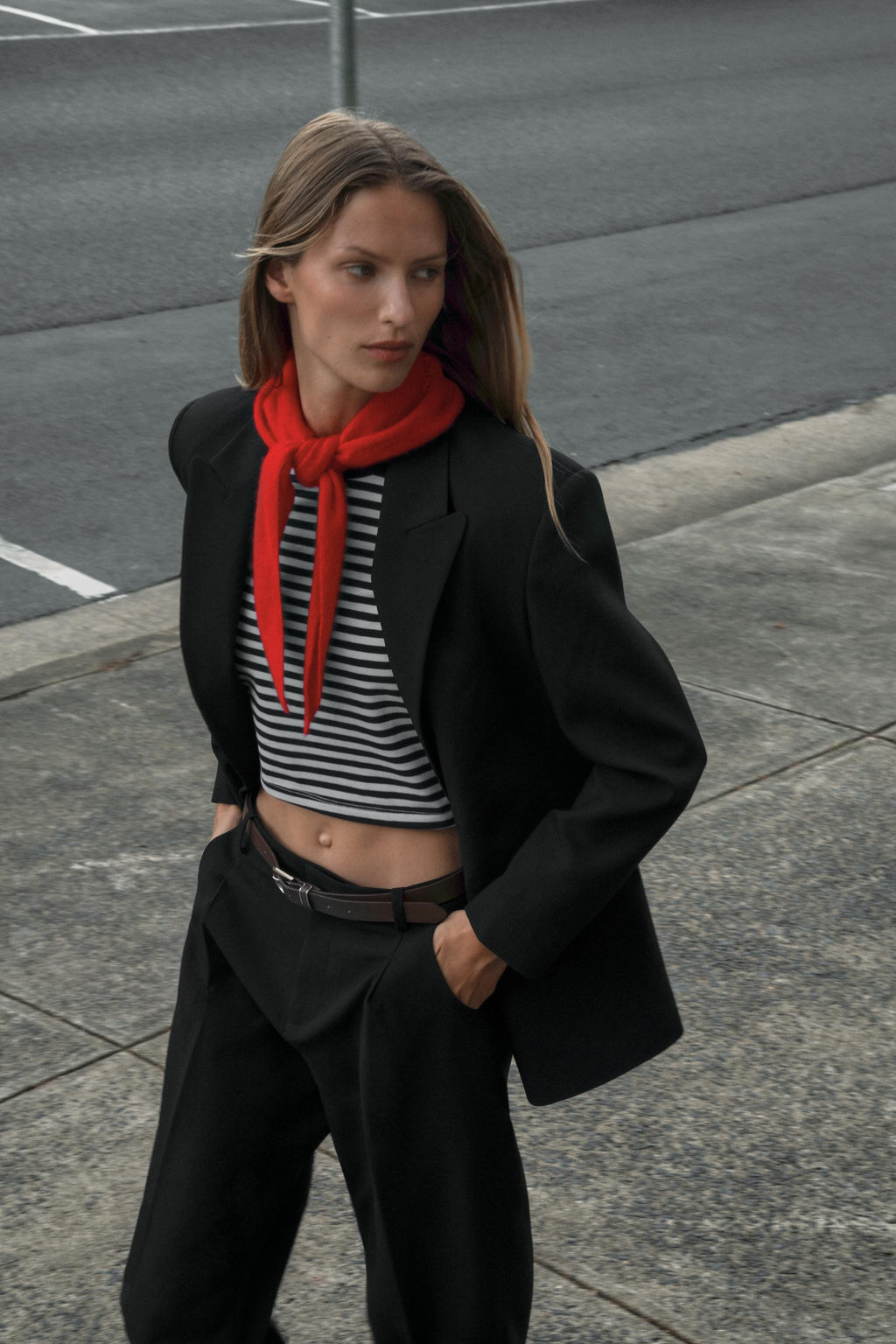 OVERSIZE DOUBLE-BREASTED BLAZER - Zara фото 5