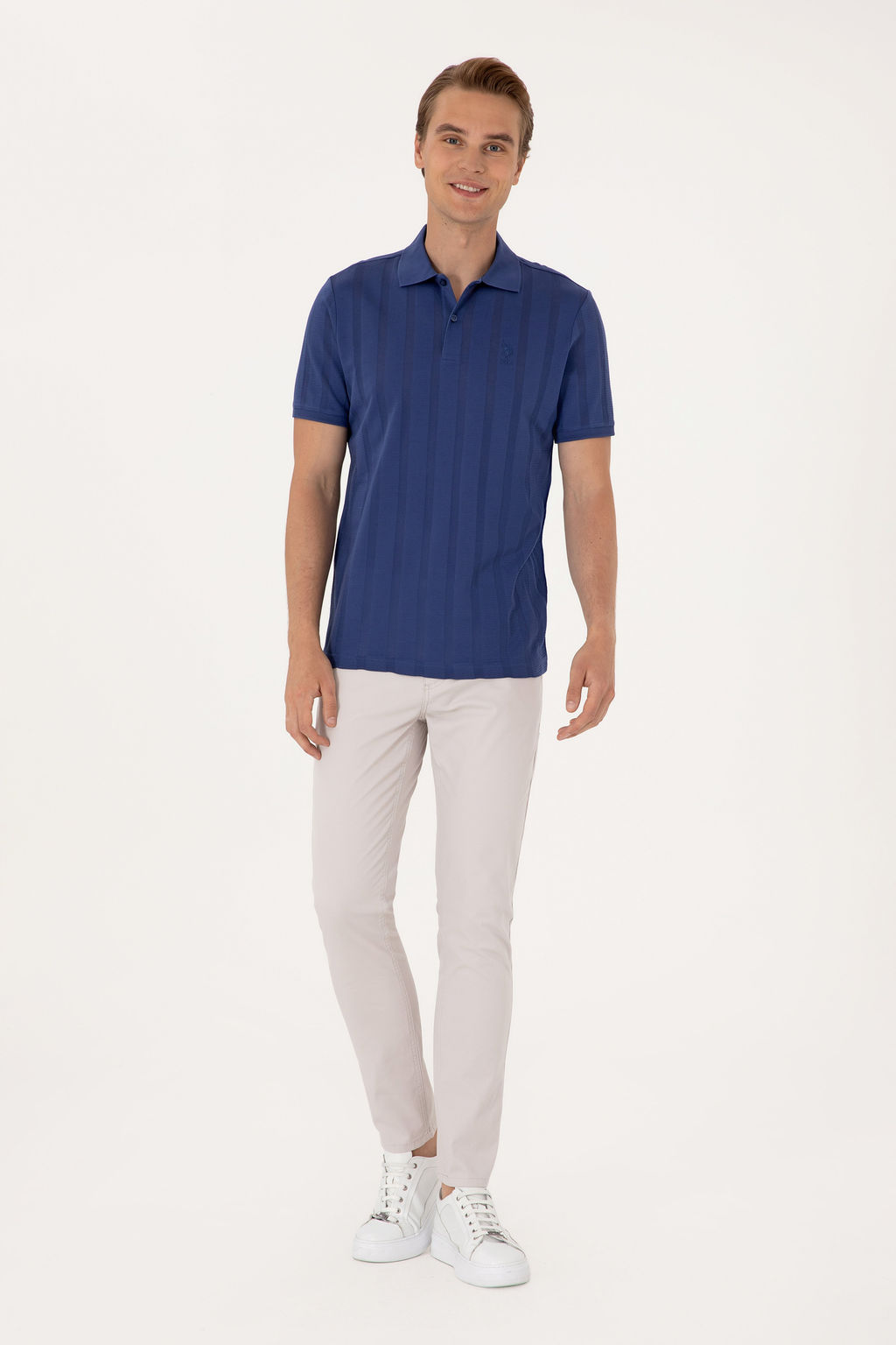 Erkek A__k Gri Kanvas / Chino Pantolon - U.s. polo assn фото 9