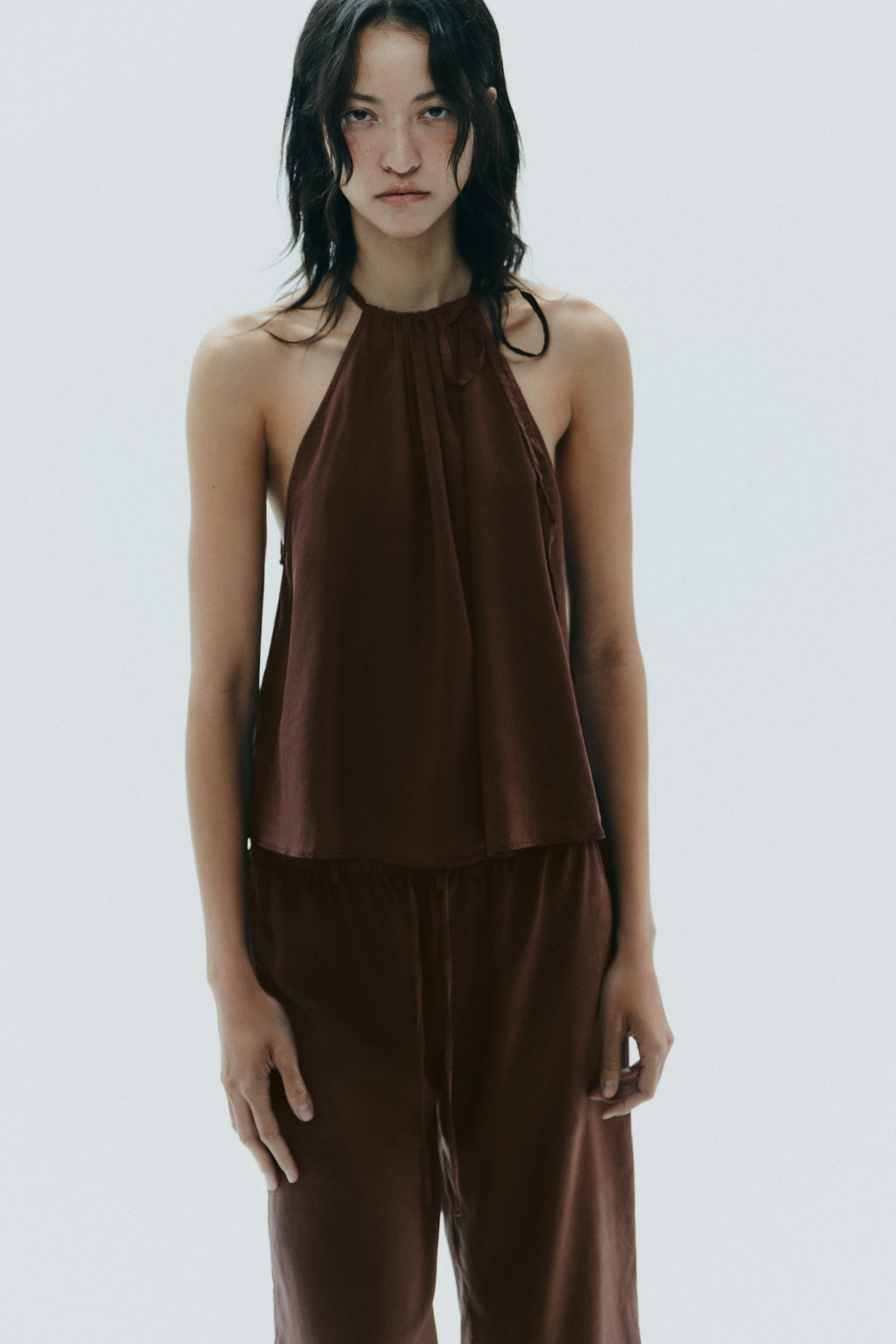 FLOWING CROP TROUSERS - Zara фото 2