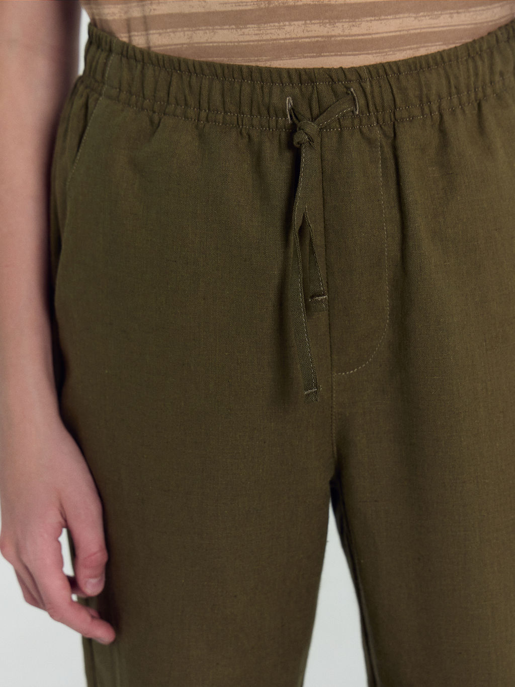 Брюки для мальчиков в серо-зеленом цвете - Mark formelle фото 4