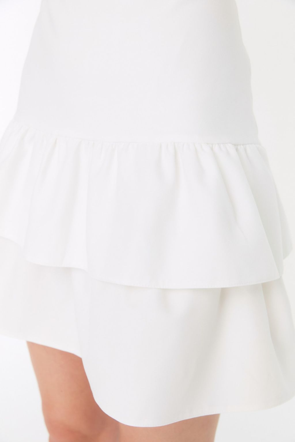 Ekru A Kesim F?rf?rl? Mini Astarl? Dokuma Elbise TWOSS22EL00192 - Trendyolmilla фото 4