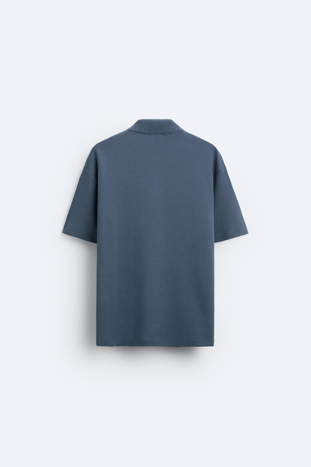 TEXTURED POLO SHIRT - Zara фото 16
