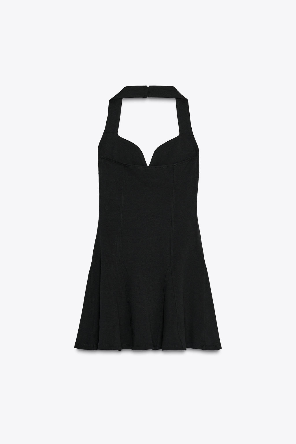 HALTER INTERLOCK SHORT DRESS - Zara фото 7