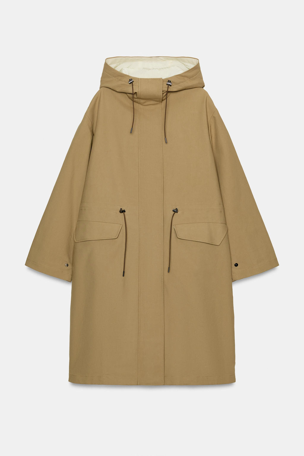 PARKA COMBINADA ZW COLLECTION / Beige - Zara фото 9