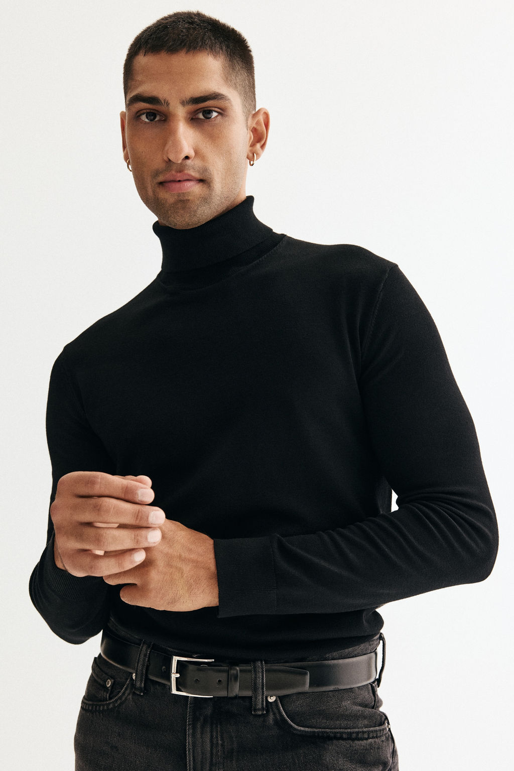 Jersey de cuello alto Regular Fit - H&m фото 4