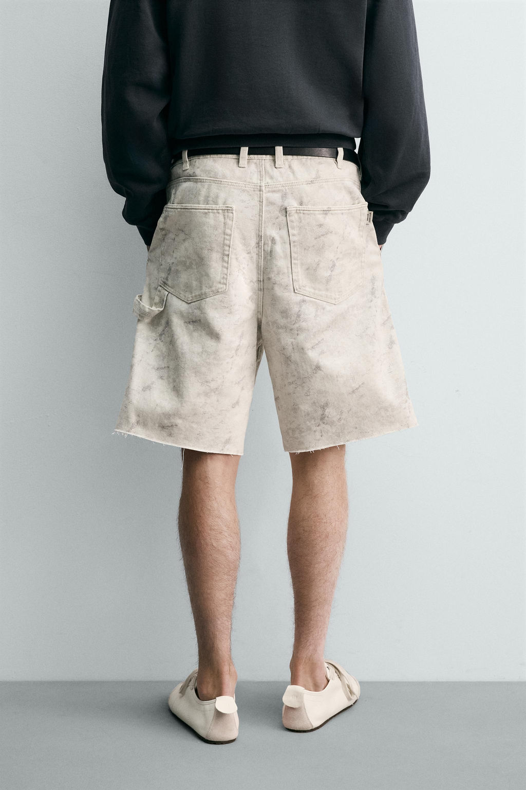 BERMUDA RELAXED FIT BOLSILLO CARPINTERO / Marr?n - Zara фото 3