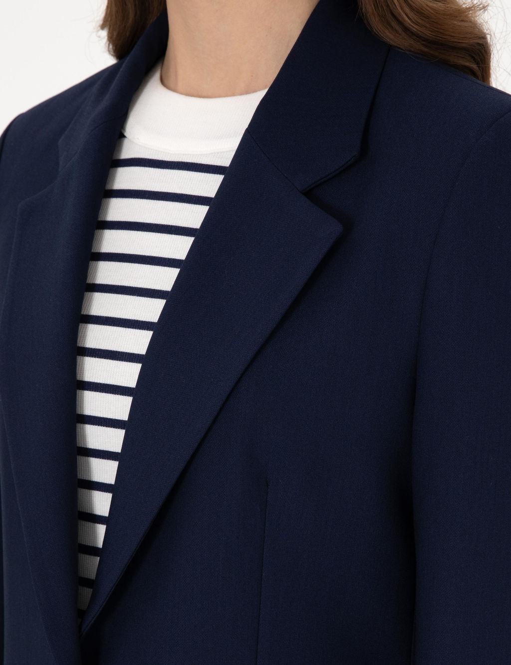 Lacivert Slim Fit Ceket