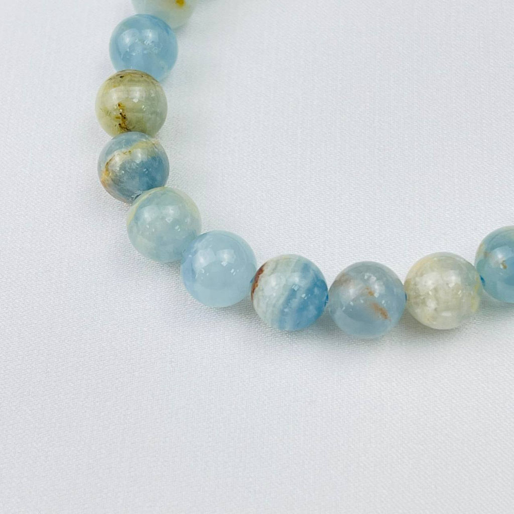 Браслет из голубого карибского Кальцита - Радуга самоцветов фото 2