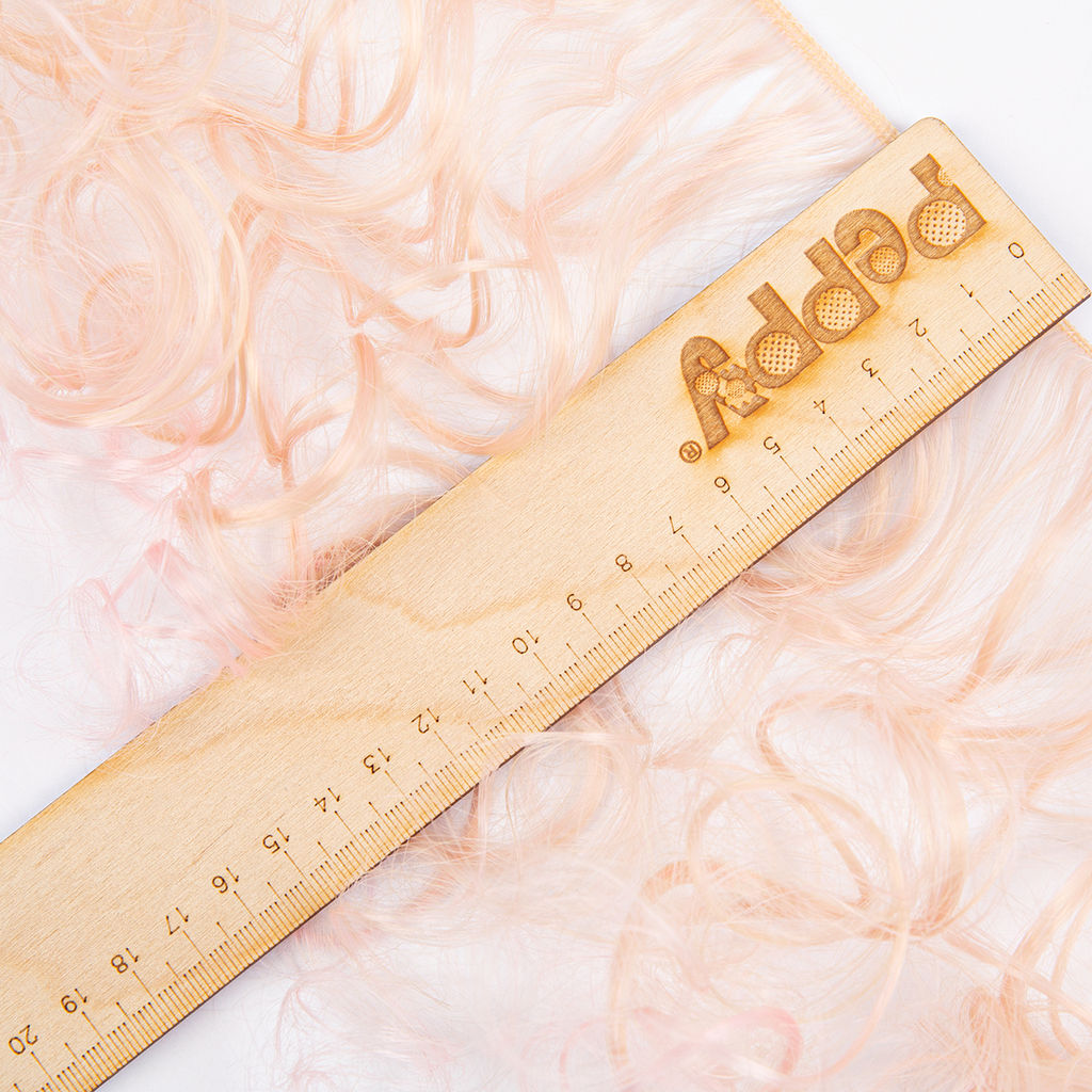 HobbyBe HAR-5 Тресс для кукол 15 см 100 см 38 г 37 блонд, розовый