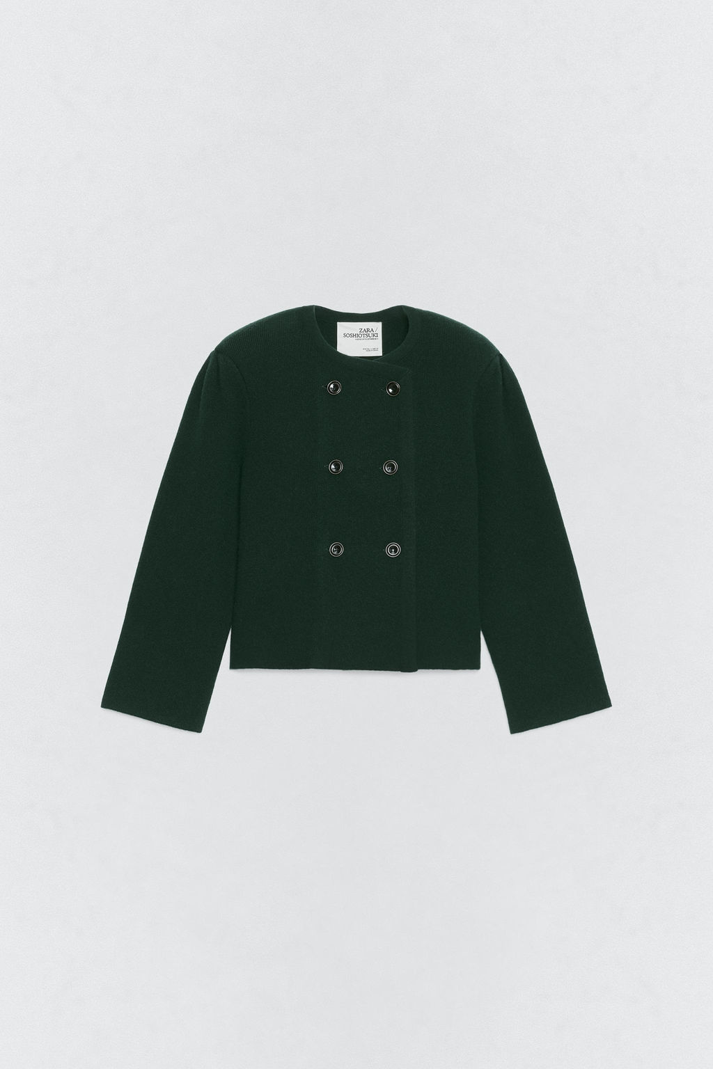 WOOL SHOULDER PAD JACKET SOSHIOTSUKI X ZARA  фото 15