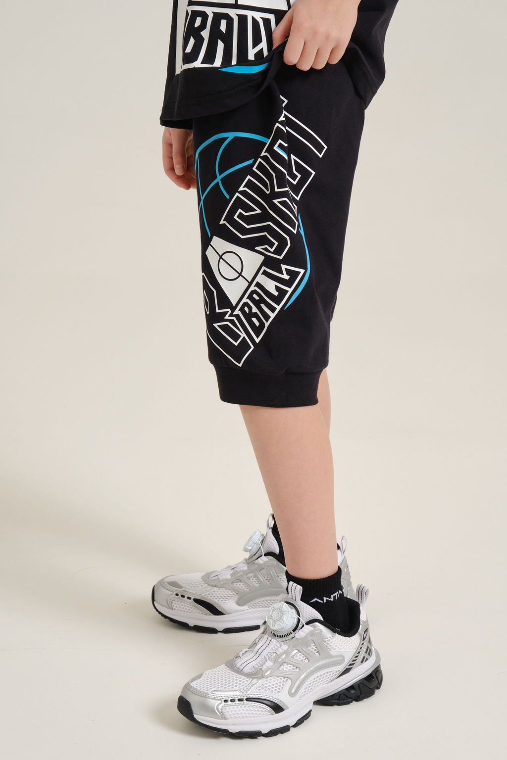 Брюки трикотажные 3/4 Черный Basketball Knit 3/4 Pants