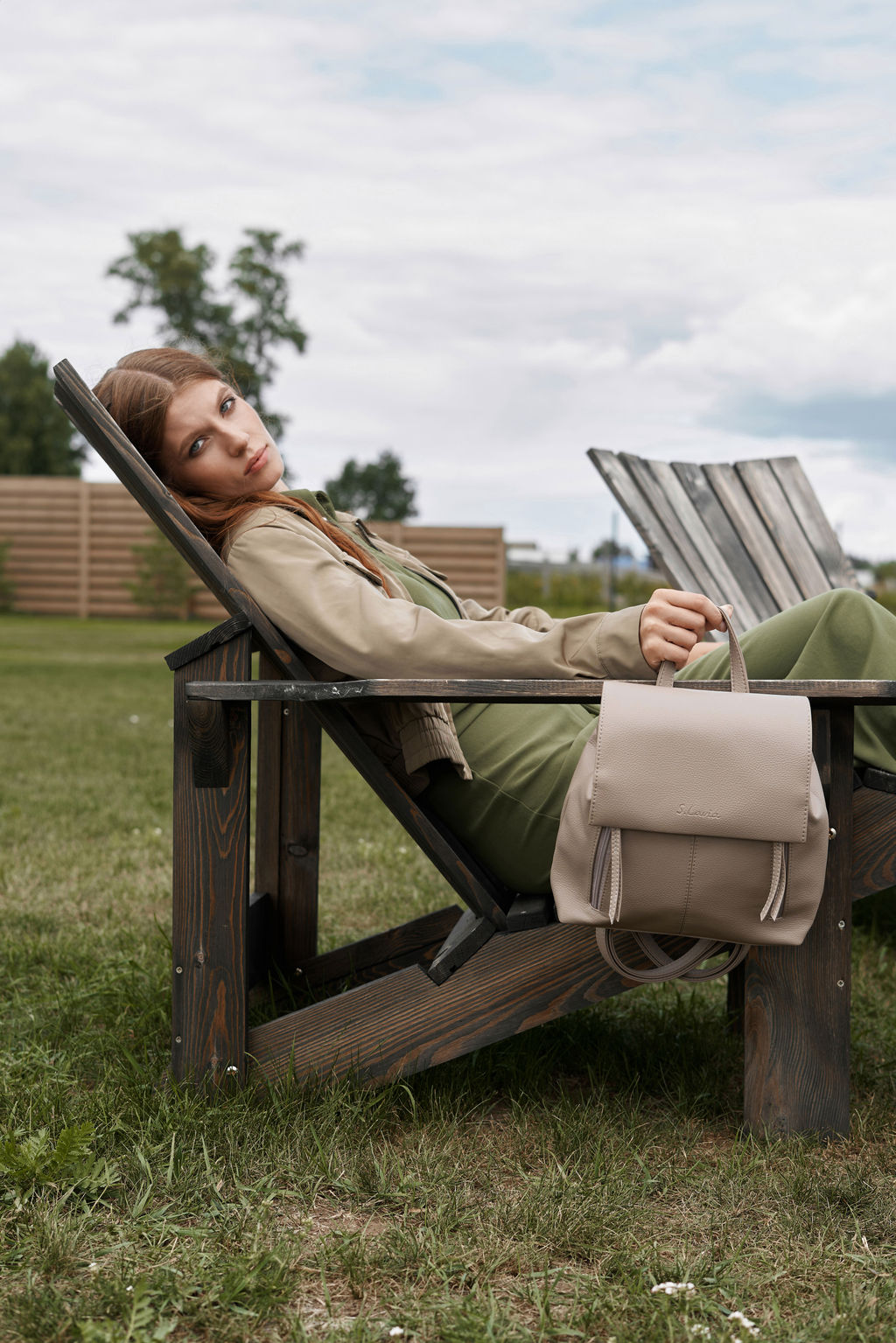 Темно-бежевый рюкзак S.Lavia  фото 25