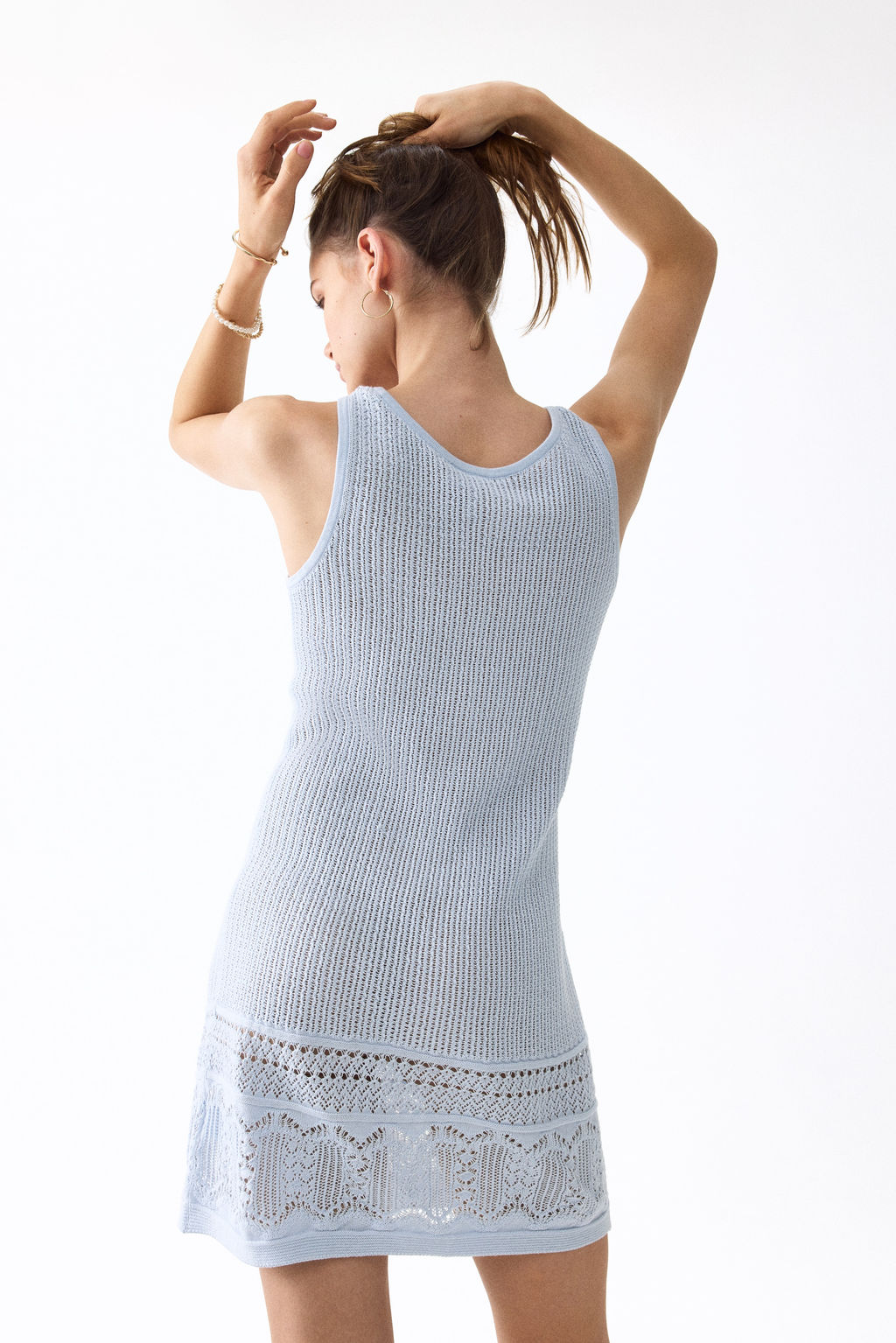 Pointelle-detail dress - H&m фото 4
