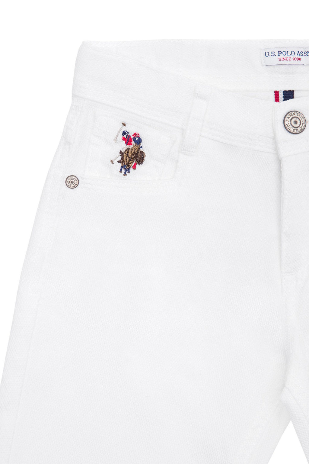 U. S. Polo Assn Белые брюки из плотной ткани для мальчика - U.s. polo assn фото 10