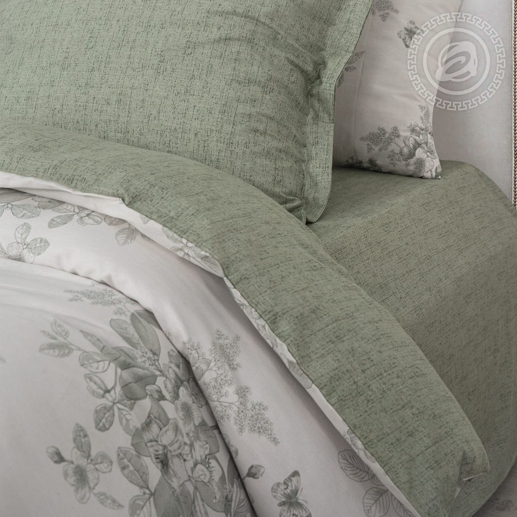 Постельное белье Кэрри (сатин Престиж) 1,5 сп./Пододеяльник (молния): 1 шт. - 215*145; Простыня: 1 шт. - 220*200; Наволочка (клапан, ушки): 2 шт. - 70*70 Престиж - Артпостель фото 4