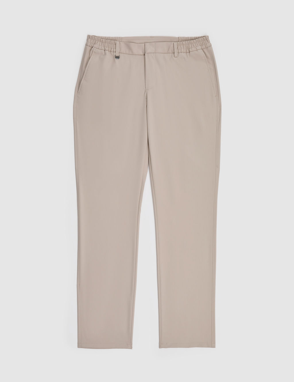 Bej Slim Fit Esnek Bel Klasik Jogger Pantolon