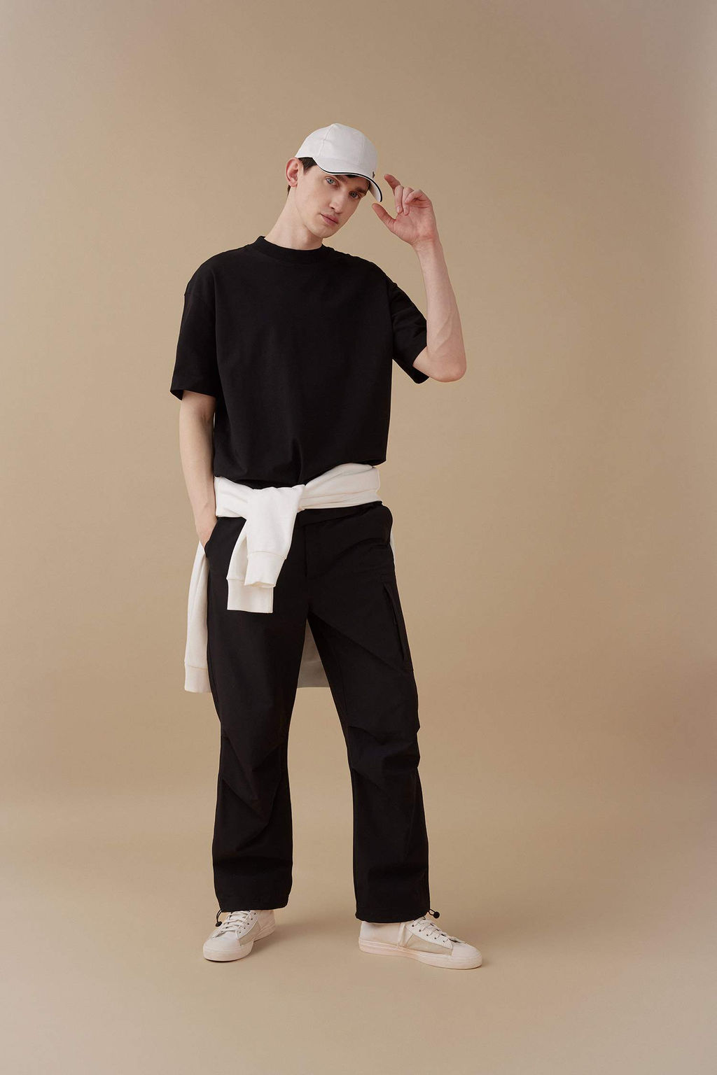 Yazl?k Pantolon Relax Fit Rahat Kesim Kargo Cepli Beli Pacas? Lastikli - Defacto фото 3