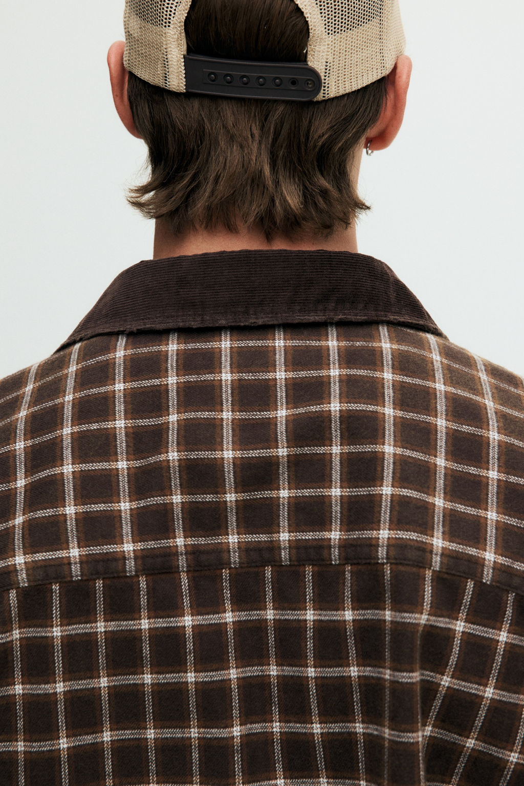 Camisa cropped de franela Loose Fit - H&m фото 5