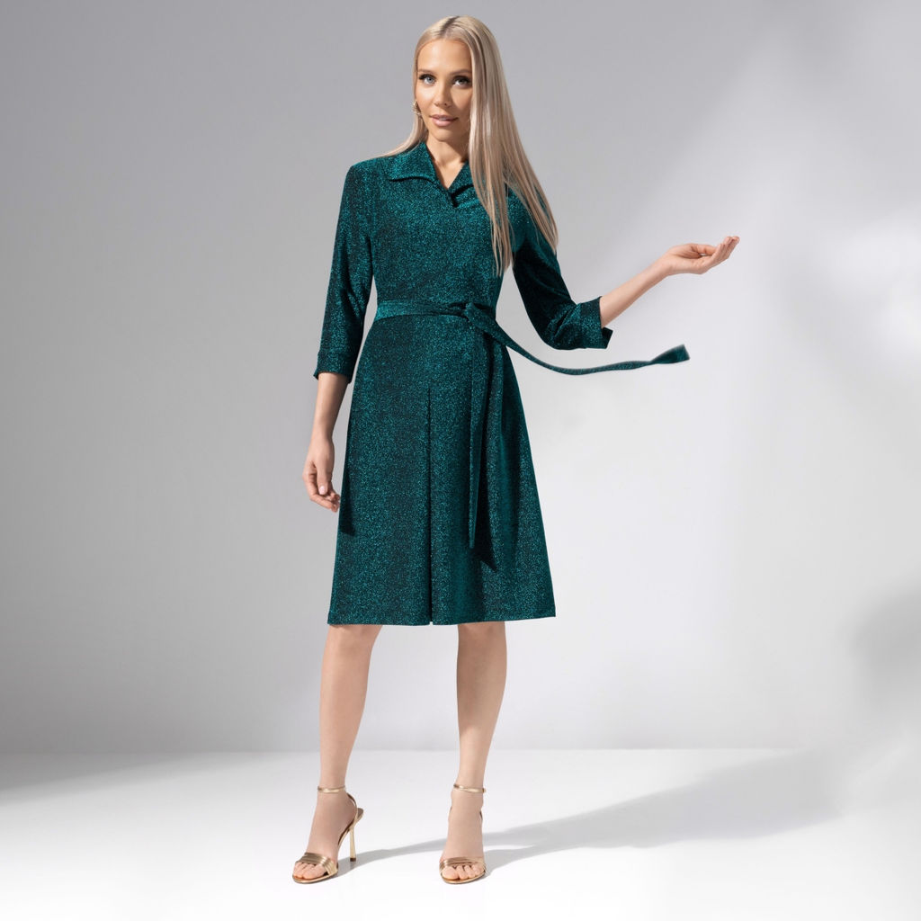 Платье свободного силуэта, Модная реализация (new, с поясом) - Charutti фото 2