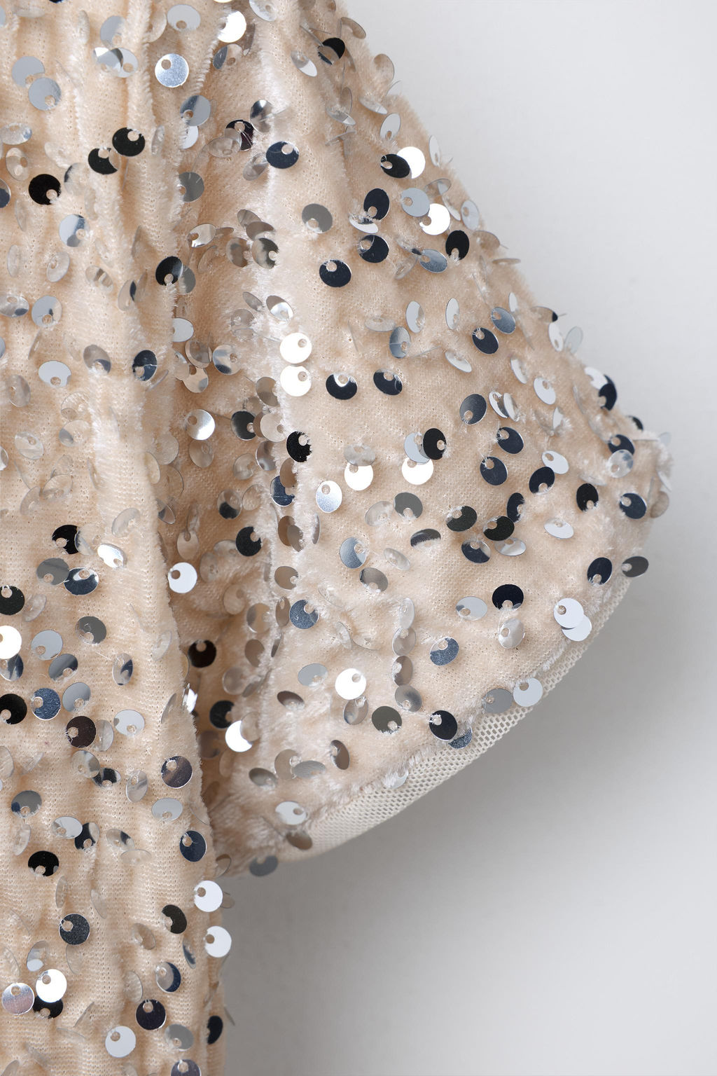 LONG SEQUIN AND VELVET JUMPSUIT - Zara фото 3