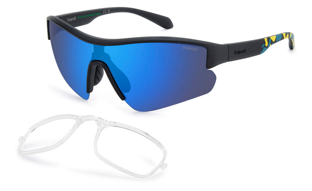 Солнцезащитные очки POLAROID PLD 7061/CI/S Чёрный, мужские