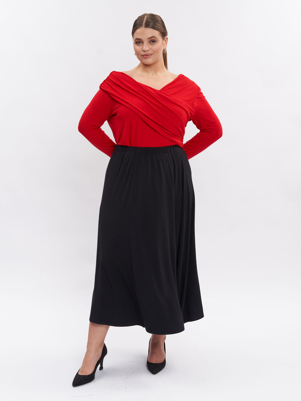 Юбка трикотажная UB17403BLK00 - Артесса фото 6