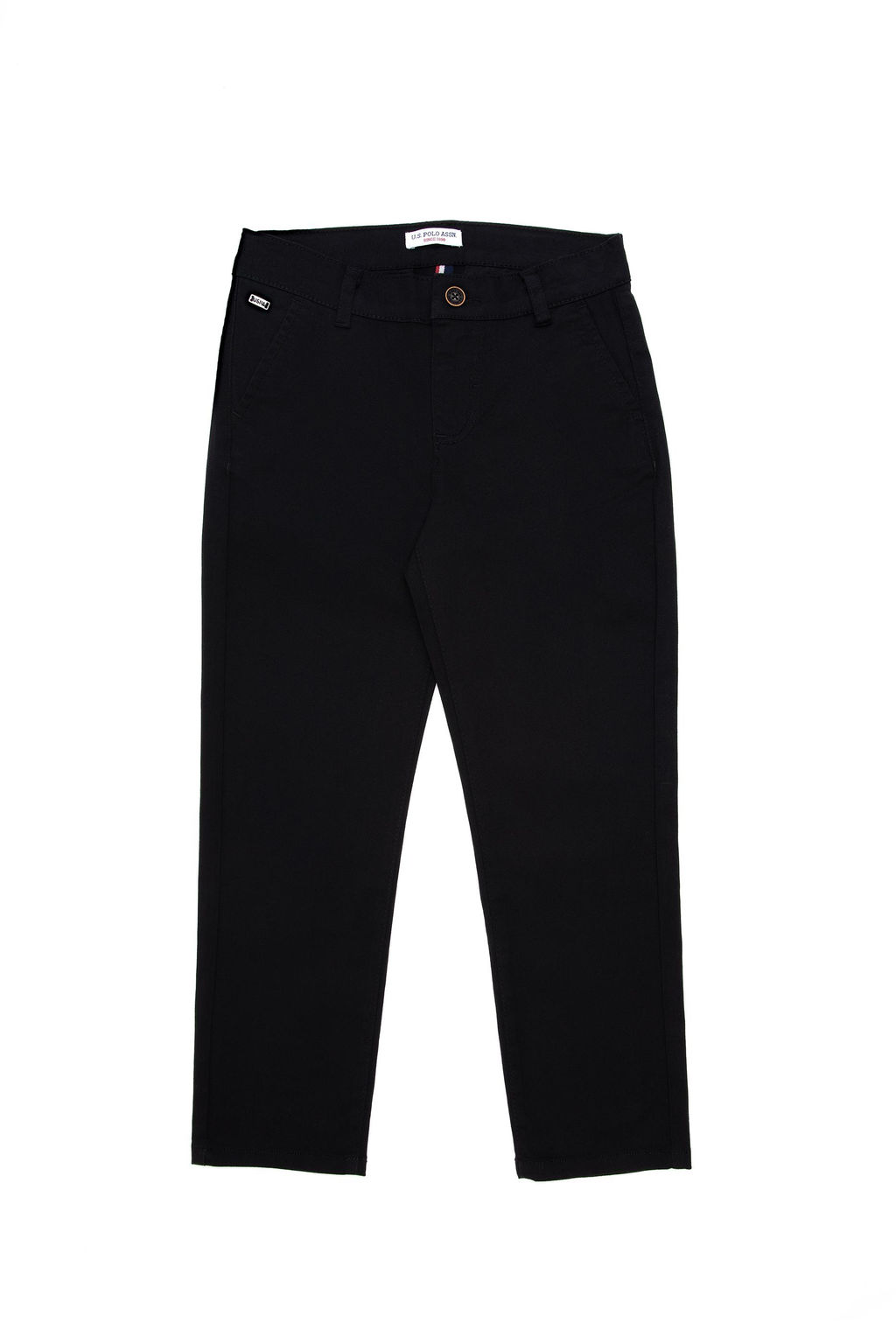 Черные брюки из плотной ткани для мальчика - U.s. polo assn фото 2