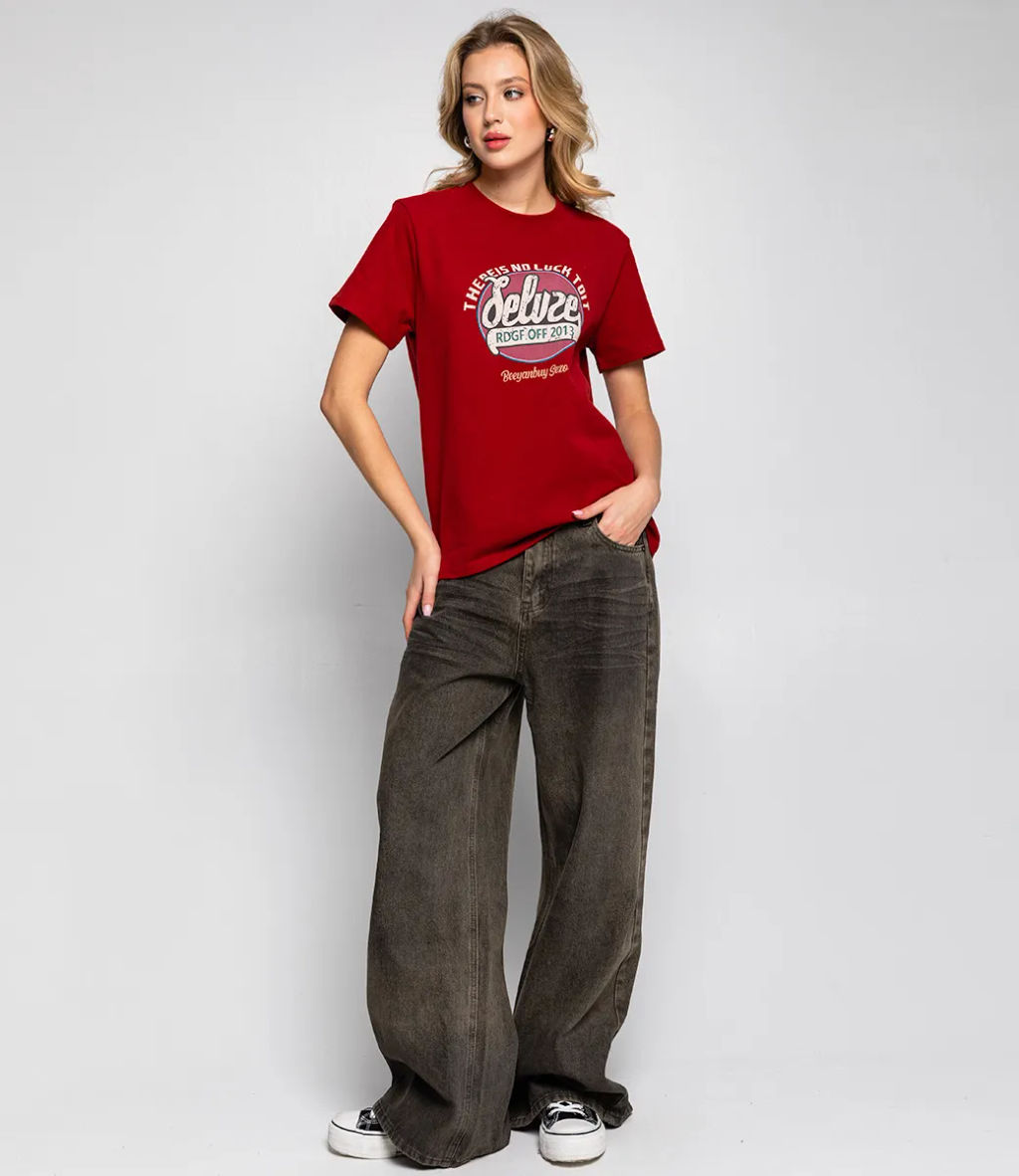 Футболка #КТ139 (2), красный