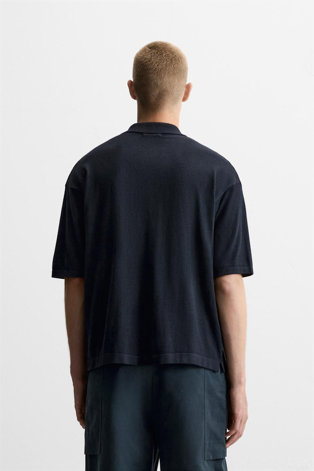 KNIT POLO SHIRT - LIMITED EDITION - Zara фото 4