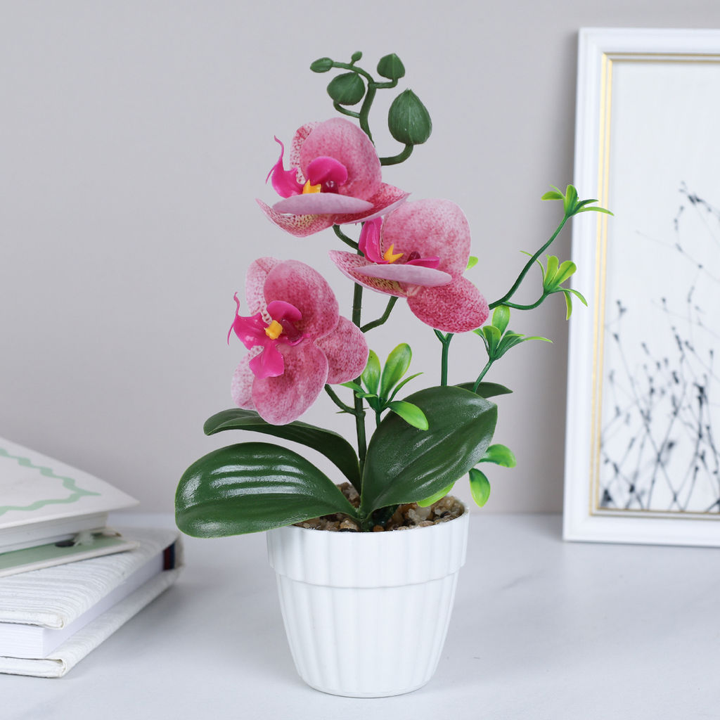 Цветочная композиция Орхидея 24 см / FH467A /уп 24/144/без индивидуальной упаковки - Галеонтрейд фото 18