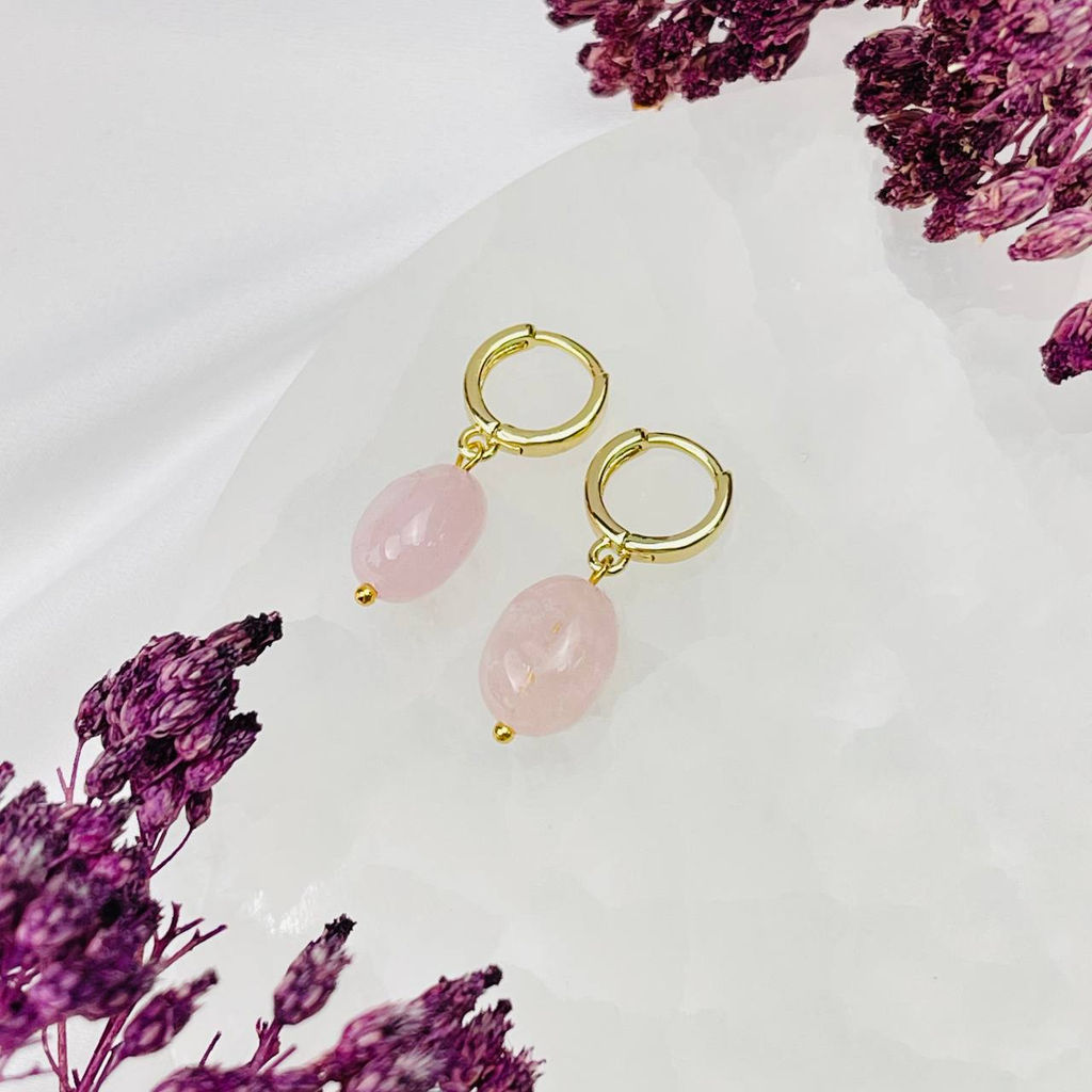 Серьги из Морганита