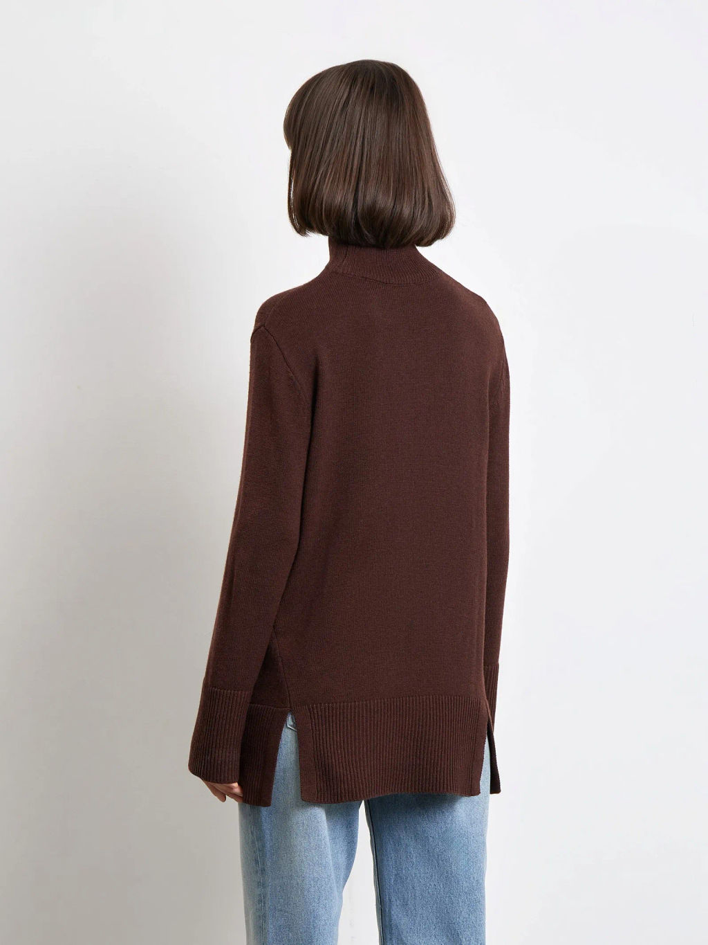 EMKA / Удлиненный свитер с шерстью  фото 4