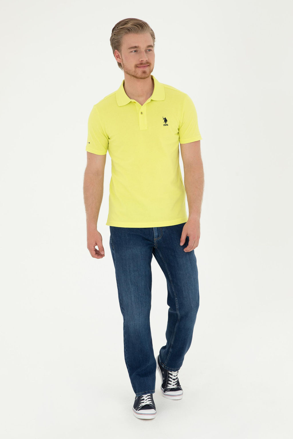 U. S. Polo Assn / Мужские сиреневые джинсовые брюки - U.s. polo assn фото 7