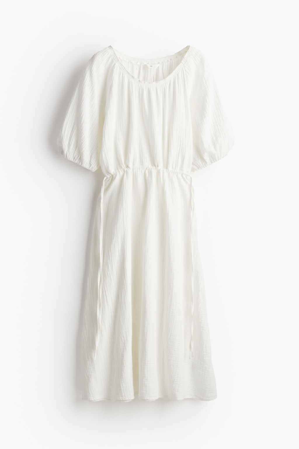 Vestido de algodon con cordon de ajuste - H&m фото 6