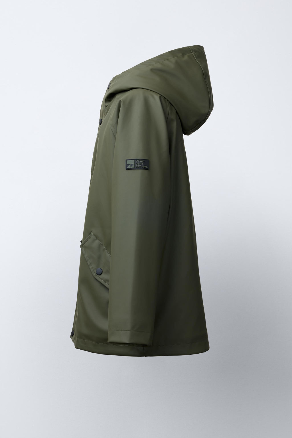 WATER-REPELLENT RUBBERISED PARKA - Zara фото 3