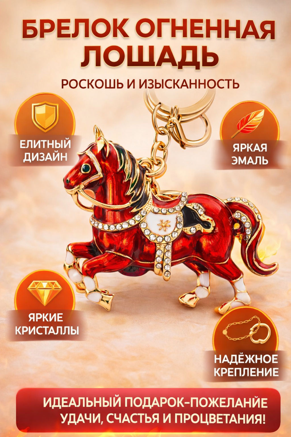 Брелок "Огненная лошадь"