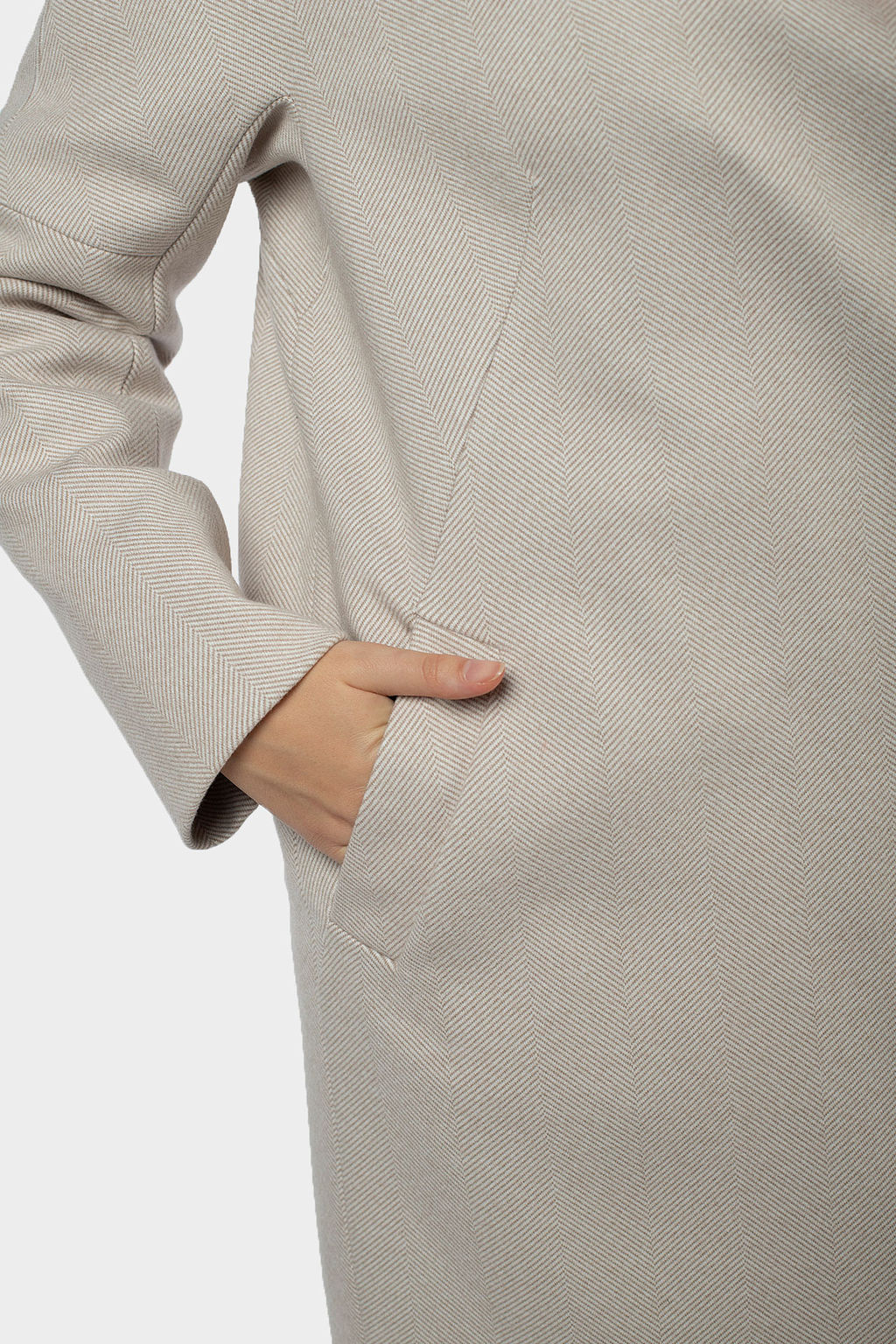 мех натуральный песец, Пальто с Утеплителем: Термофинн - El podio фото 5