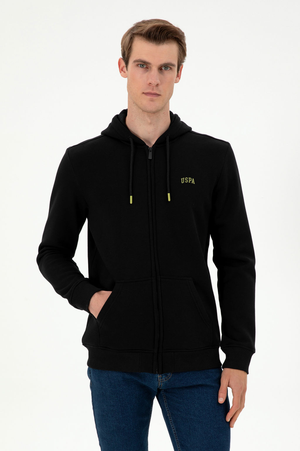 Свитшот мужской U.S. Polo Assn черный  фото 8