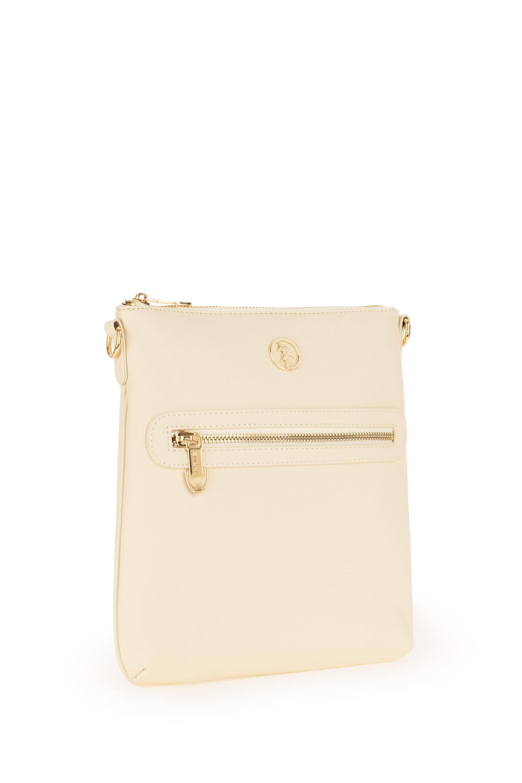 Женская кремовая сумка через плечо Неожиданная скидка в корзине - U.s. polo assn фото 4