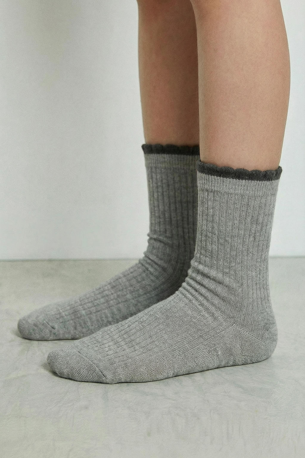 PACK OF TWO DOUBLE-EFFECT LONG SOCKS - Zara фото 6