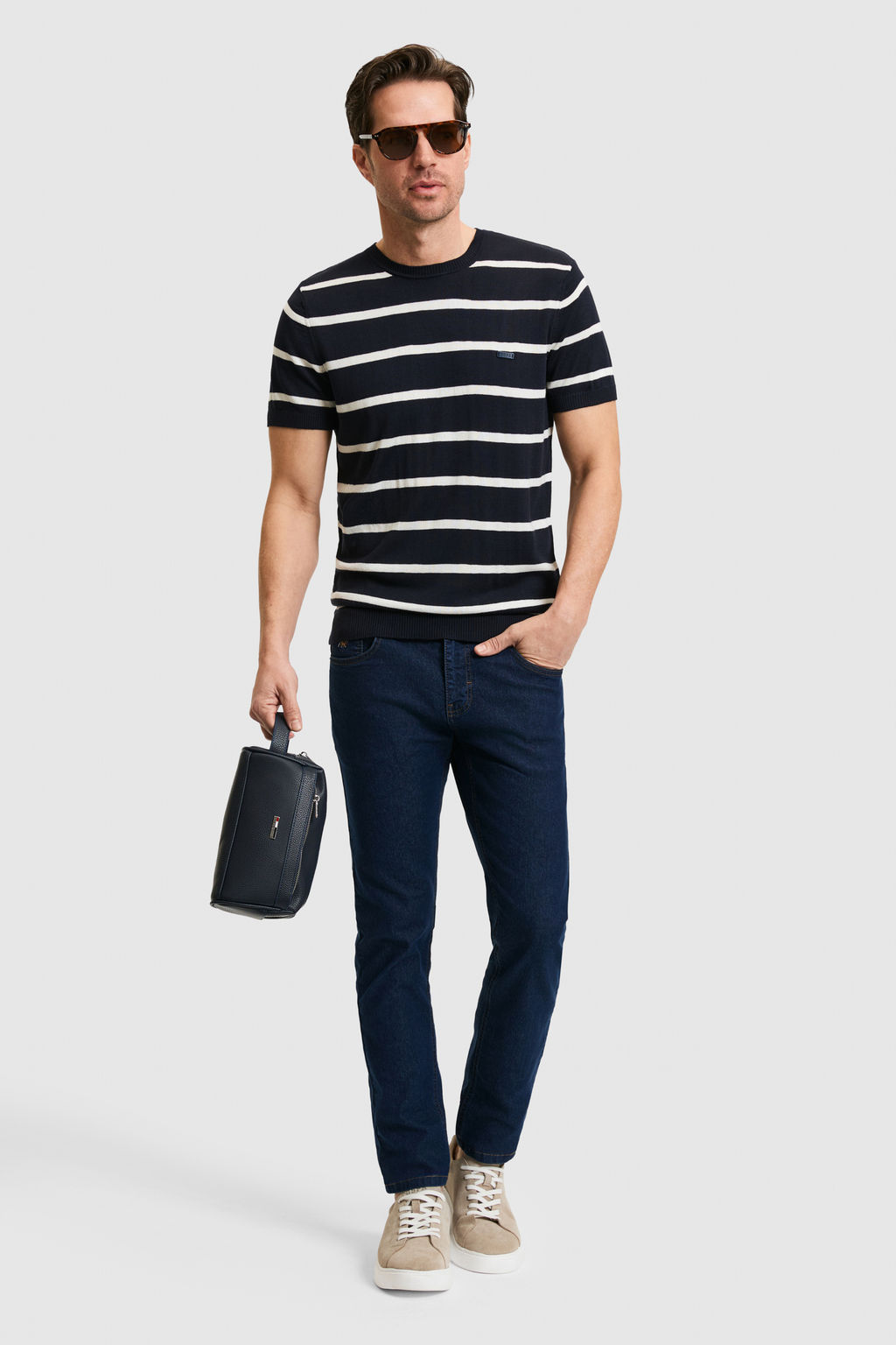 Erkek Regular Fit Bisiklet Yaka Lacivert Kazak - U.s. polo assn фото 3