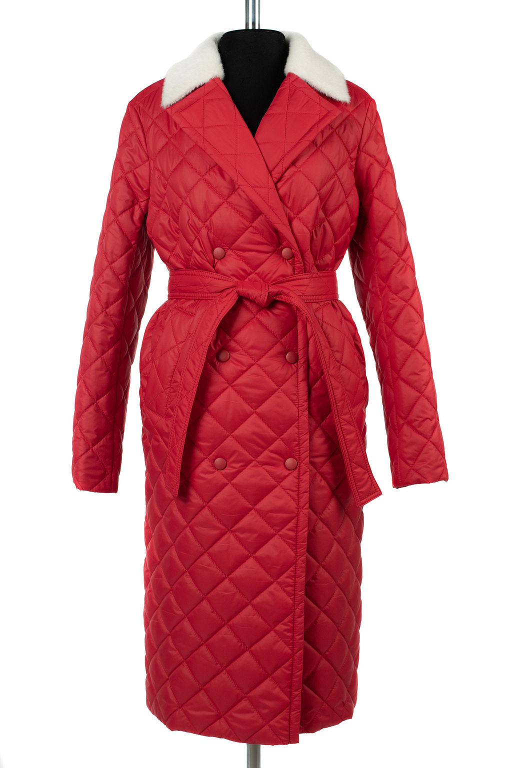 01-12028 Пальто женское демисезонное (пояс) - El podio фото 7