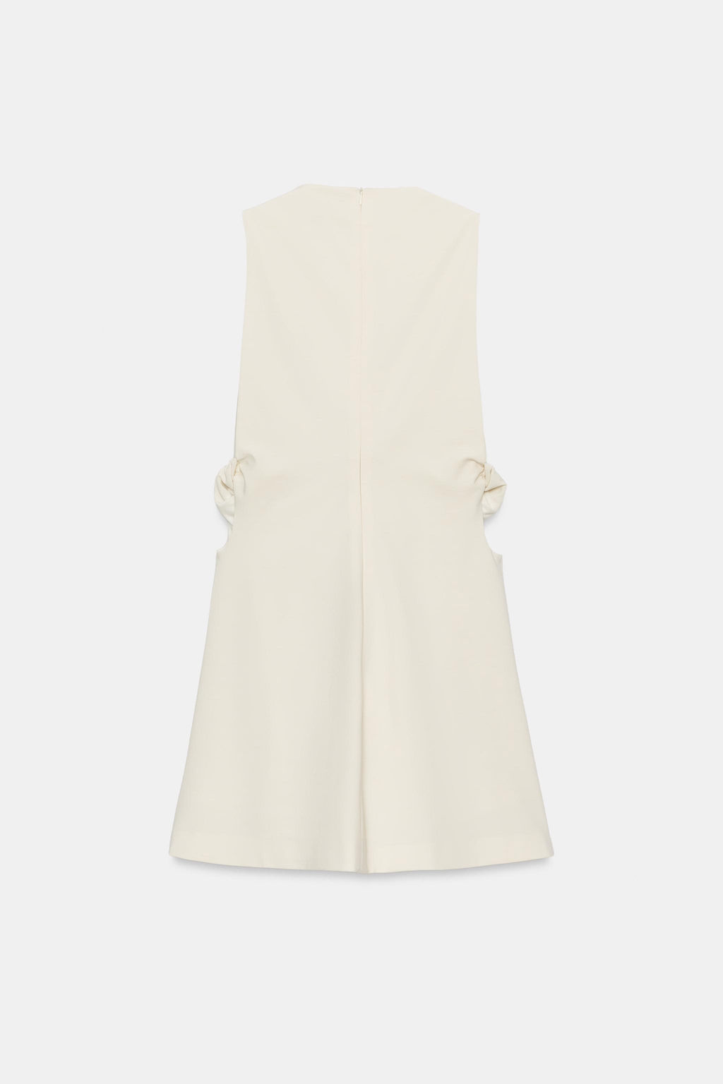VESTIDO CORTO EL?STICO CUT OUT NUDOS / Crudo - Zara фото 5