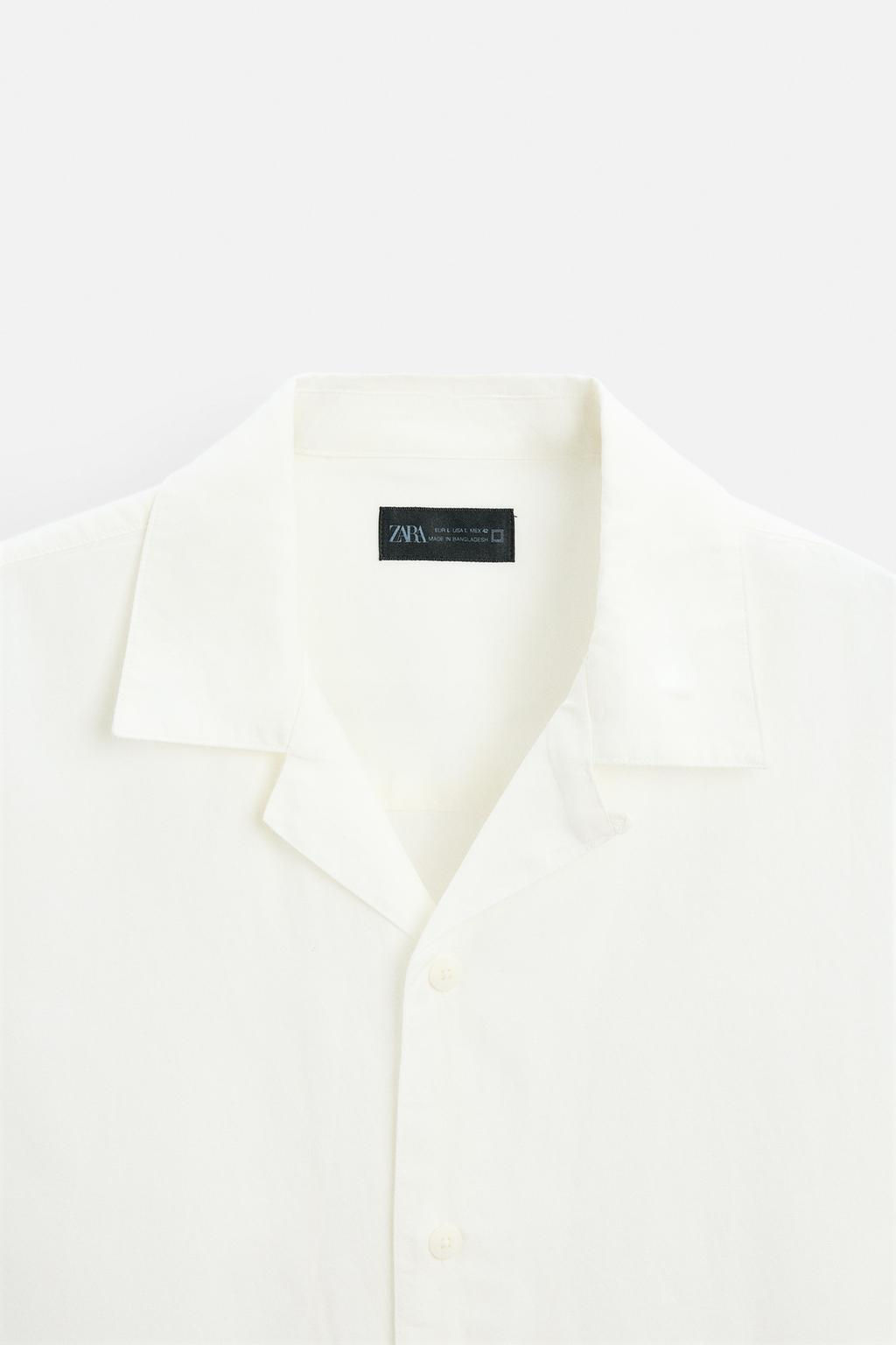LYOCELL - COTTON SHIRT - Zara фото 8