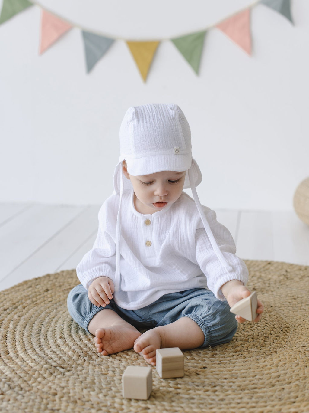 Рубашка муслиновая Сахар 0+ - Bungly фото 6