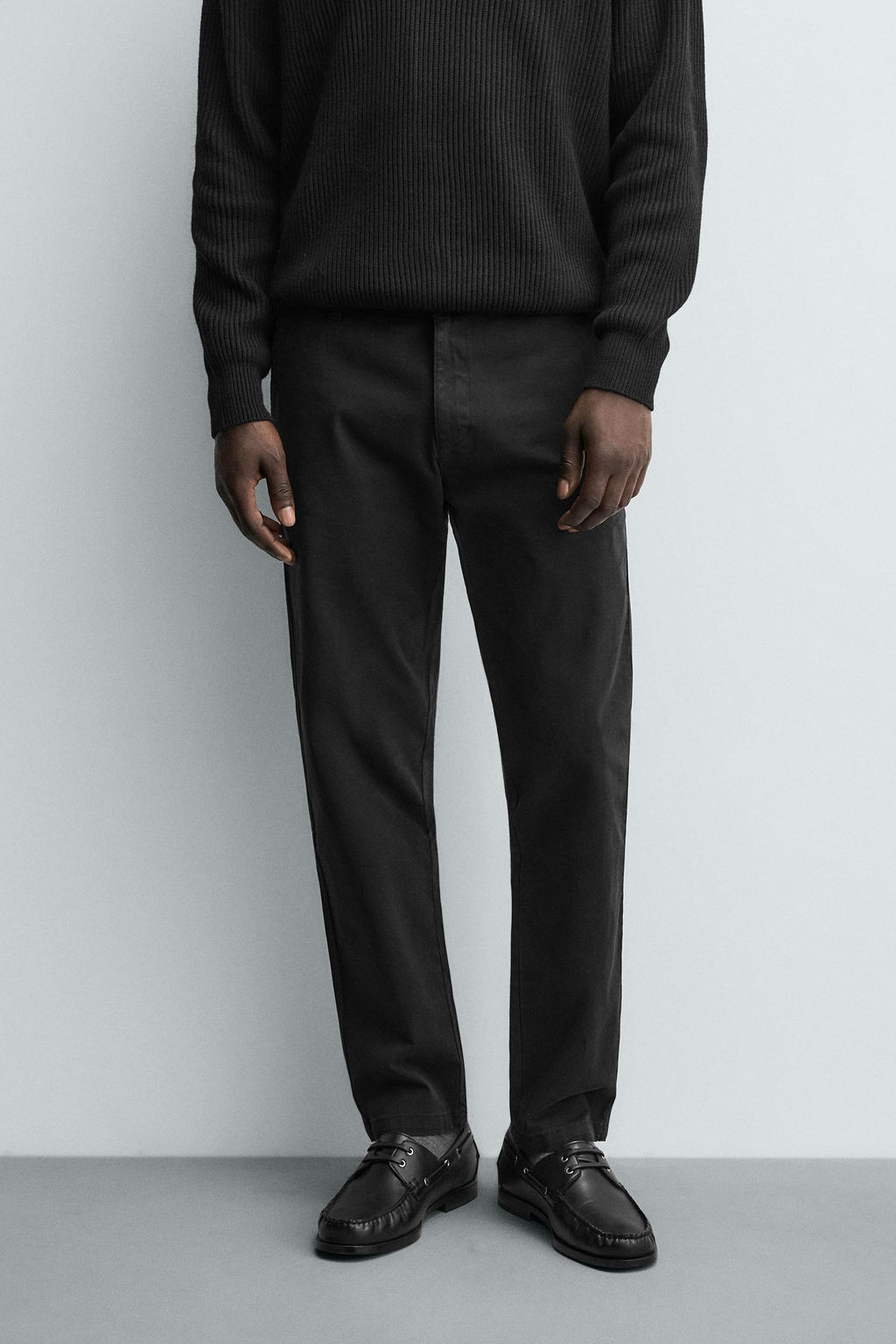 PANTAL?N CHINO SKINNY FIT / Negro - Zara фото 11